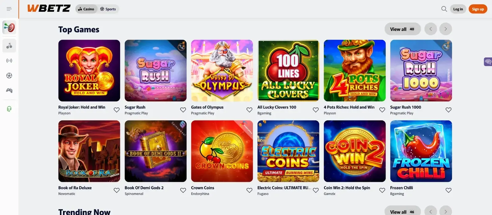Ontdek WBetz Casino image 2